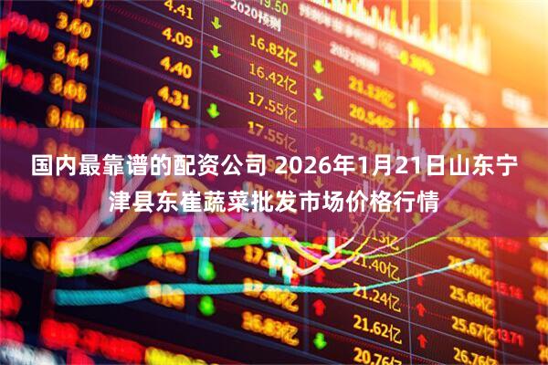 国内最靠谱的配资公司 2026年1月21日山东宁津县东崔蔬菜批发市场价格行情