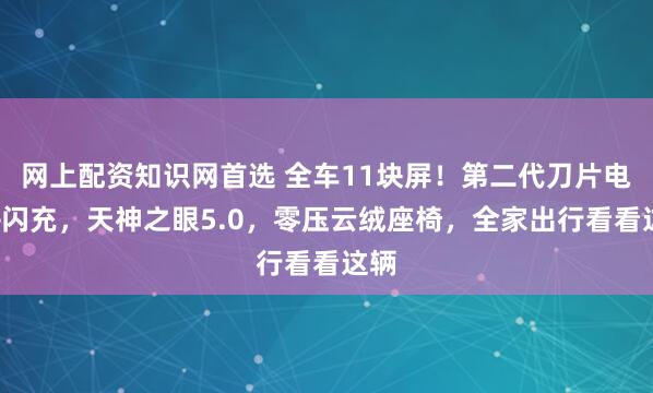 网上配资知识网首选 全车11块屏！第二代刀片电池+闪充，天神之眼5.0，零压云绒座椅，全家出行看看这辆